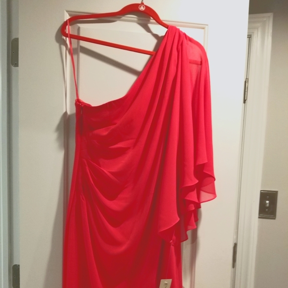 Evan Picone one shoulder dress - Picture 1 of 8